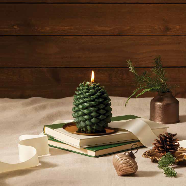 Thymes Frasier Fir 2 Candle Glass Pine Needle Design Set - 7.5 oz