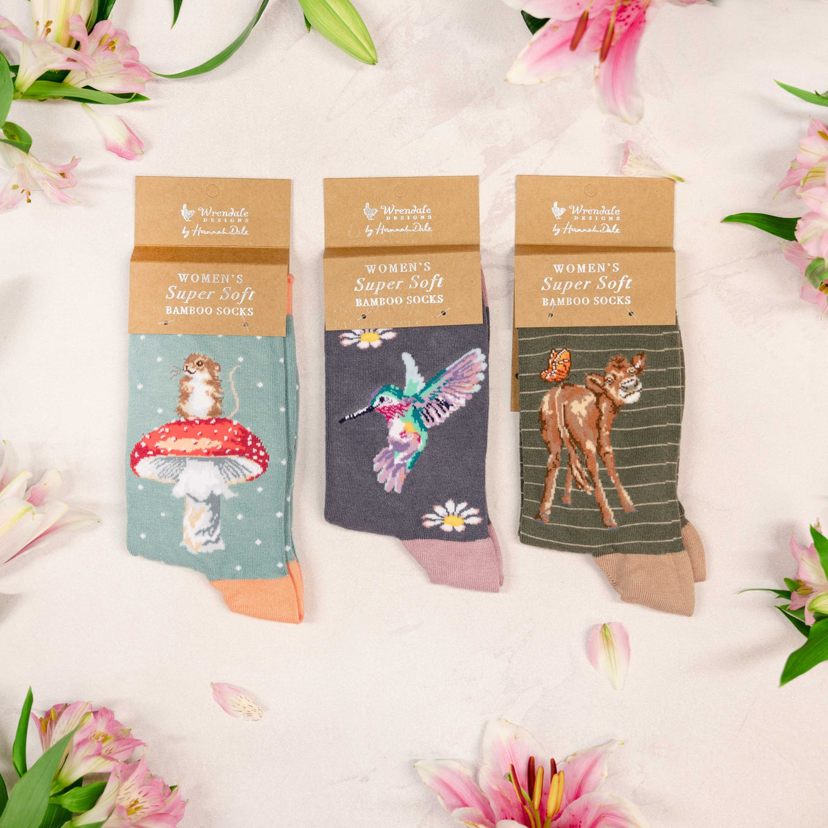 Wrendale 'He's A Fungi' Mouse Socks