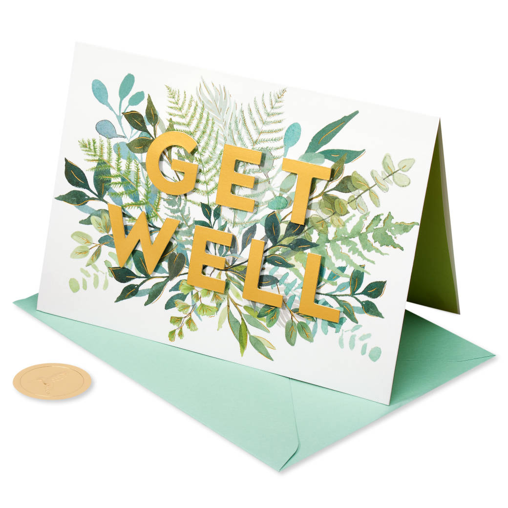 Healing Thoughts Get Well Card