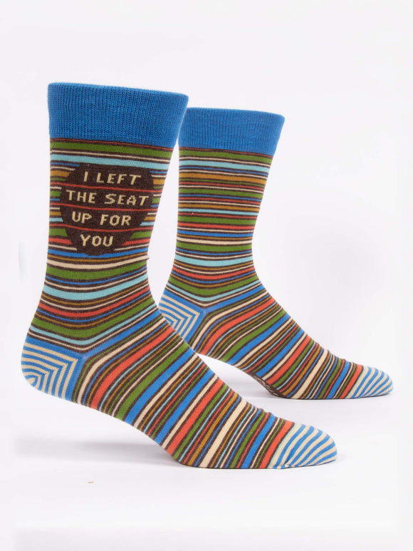 I Left The Seat Up For You Men's Crew Socks