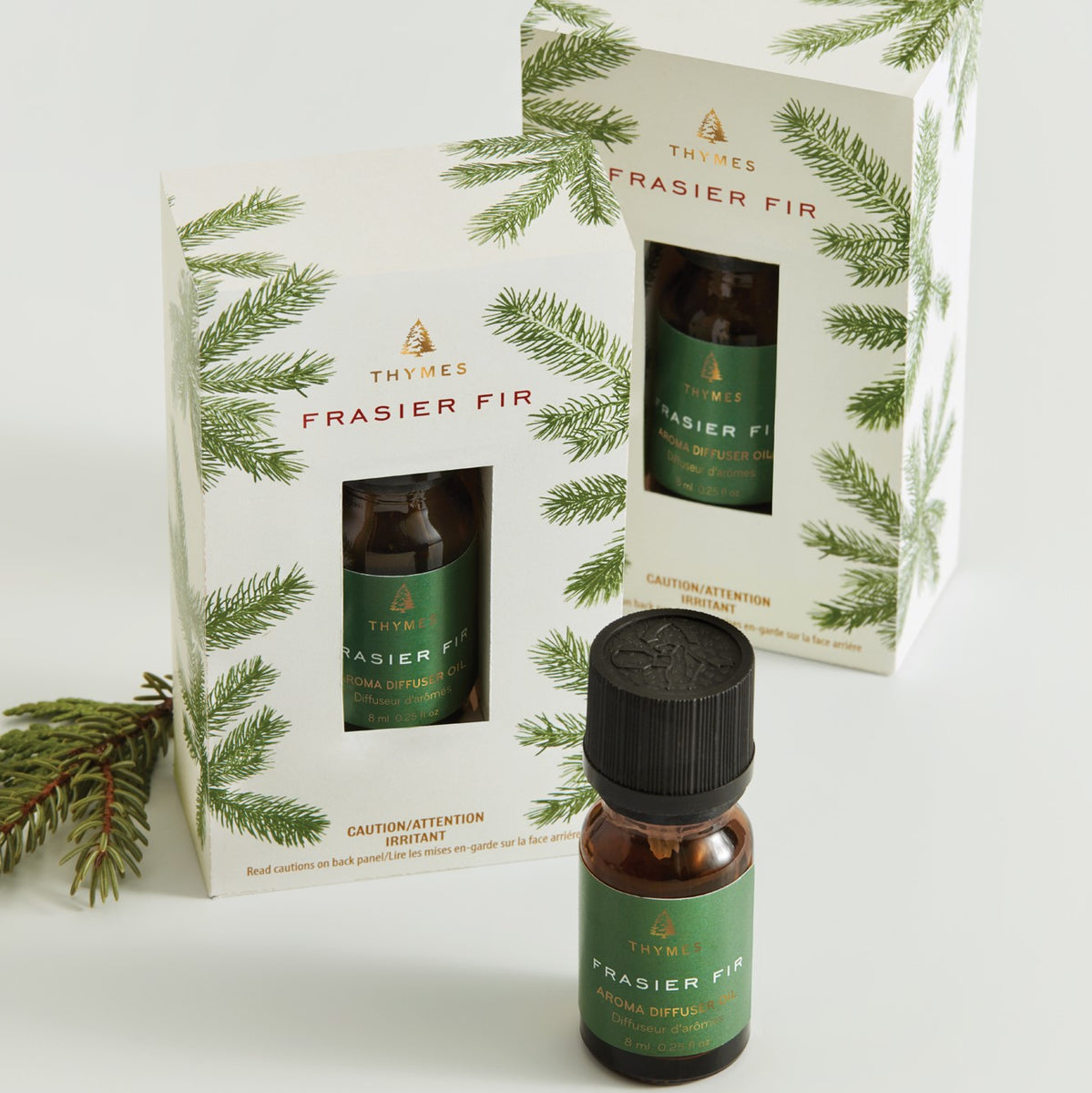 The Difference Between the Thymes Frasier Fir Oils (including