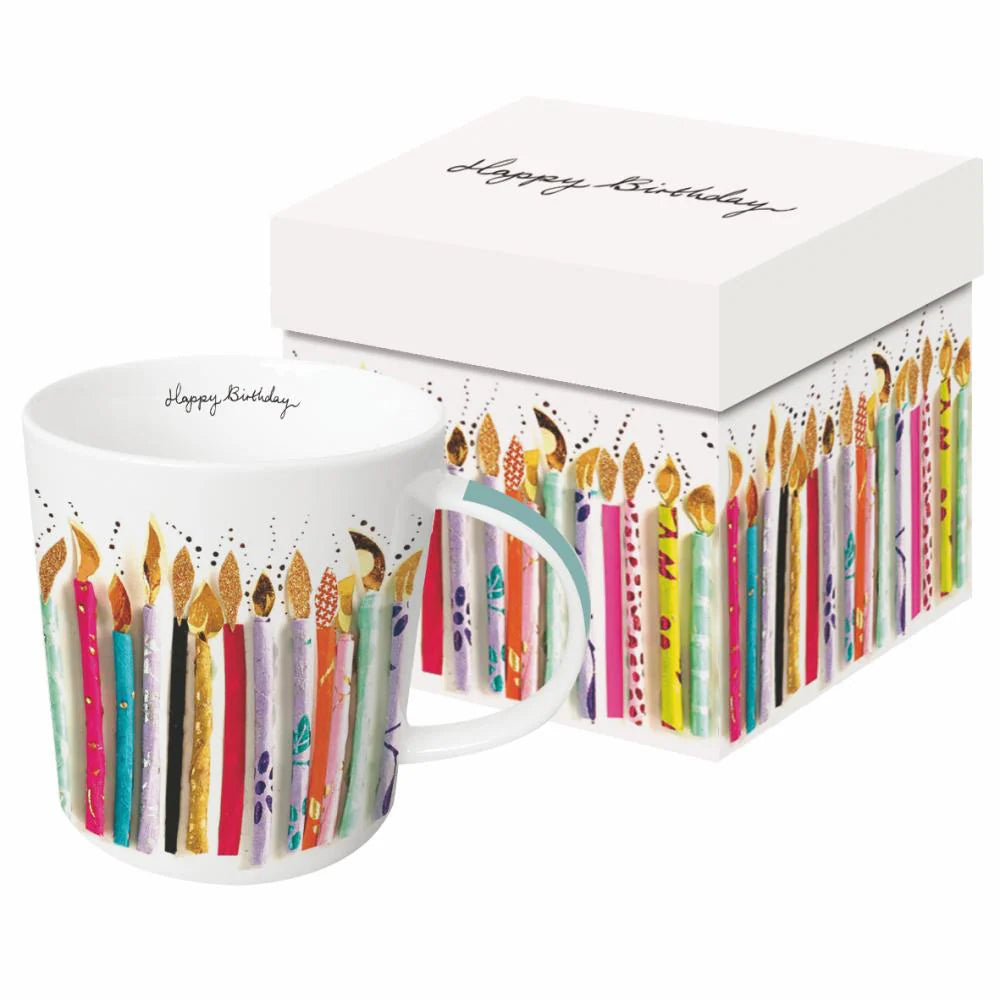Paperproducts Design Happy Candles Gift Boxed Mug
