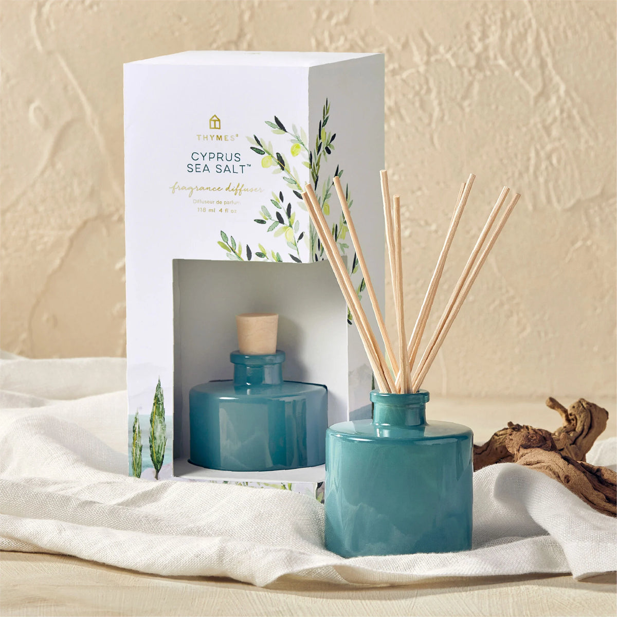 Thymes Cyprus Sea Salt Fragrance Reed Diffuser
