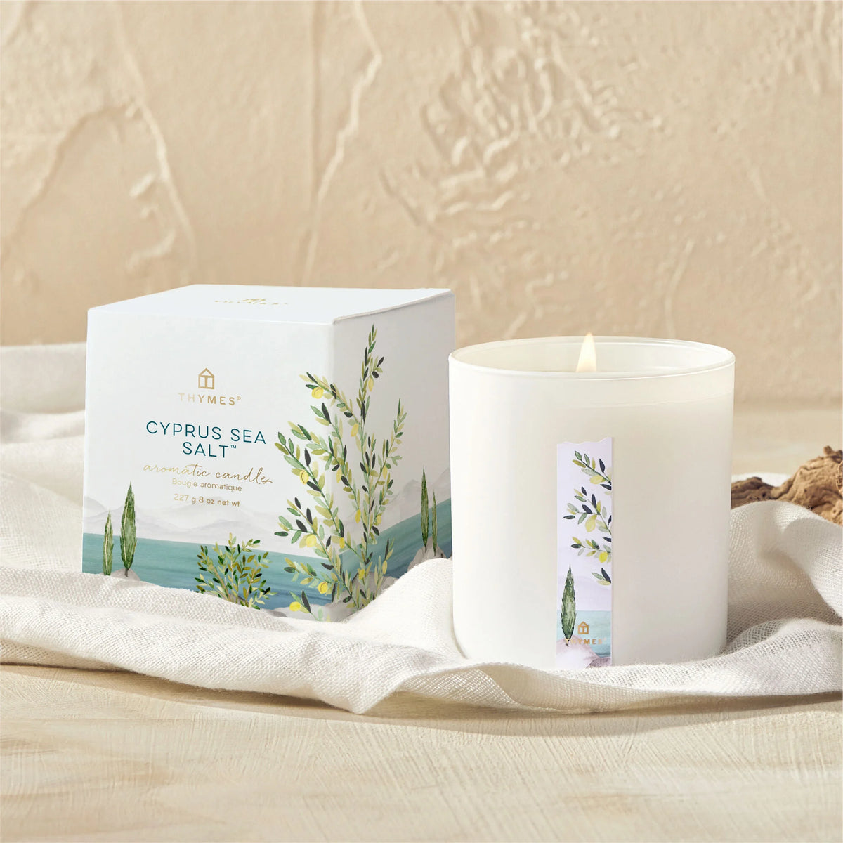 Thymes Cyprus Sea Salt Candle