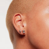 Mini Pavé Strawberry Stud Earrings
