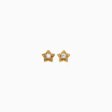 Estella Gold Mini Star Stud Earrings