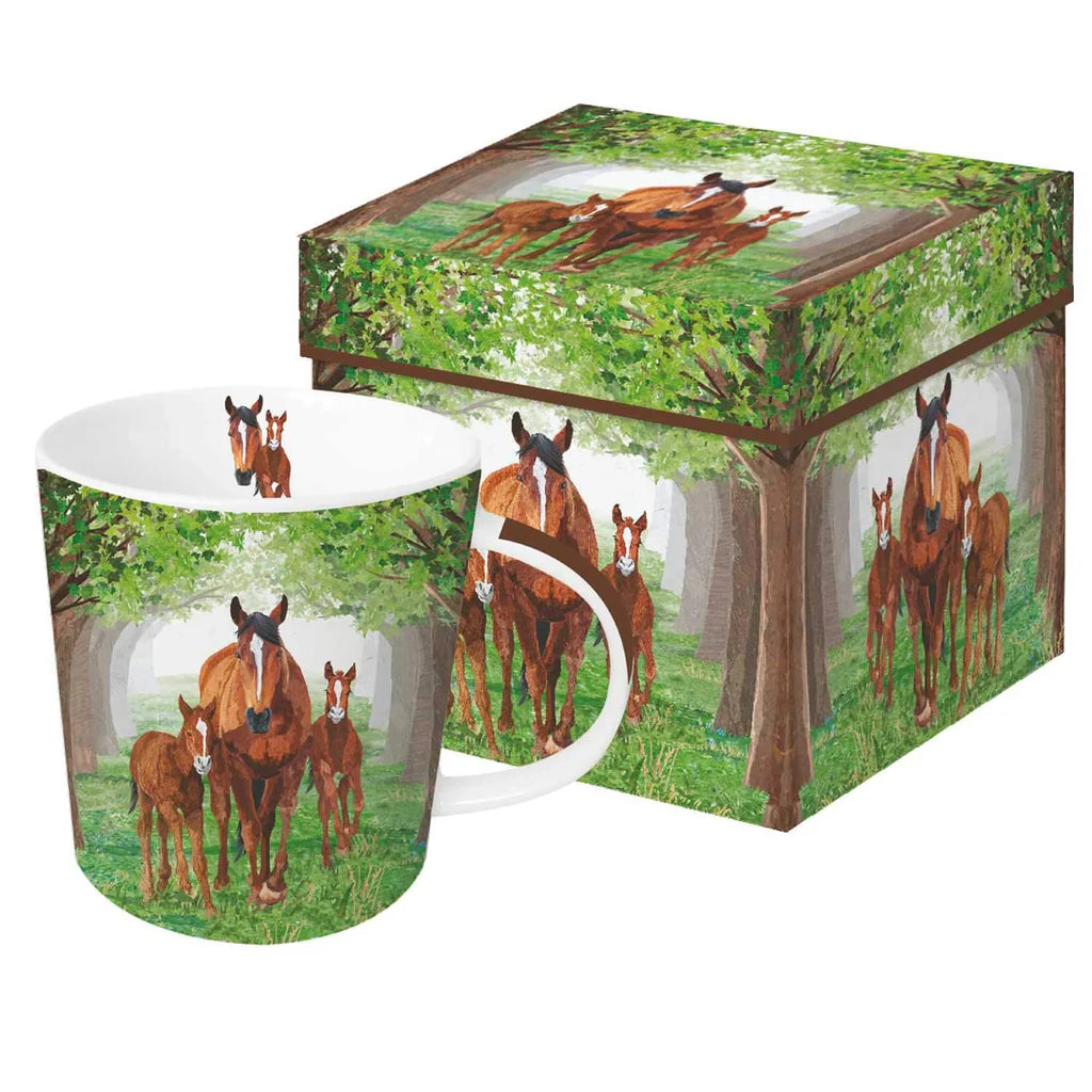 Paperproducts Design Timberland Horses Gift Boxed Mug
