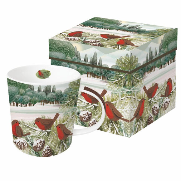 Paperproducts Design Meadow Birds Gift Boxed Mug