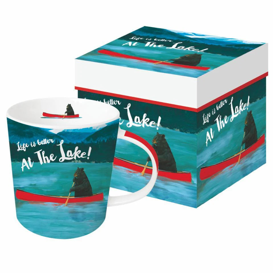 Paperproducts Design Bear's Lake Gift Boxed Mug