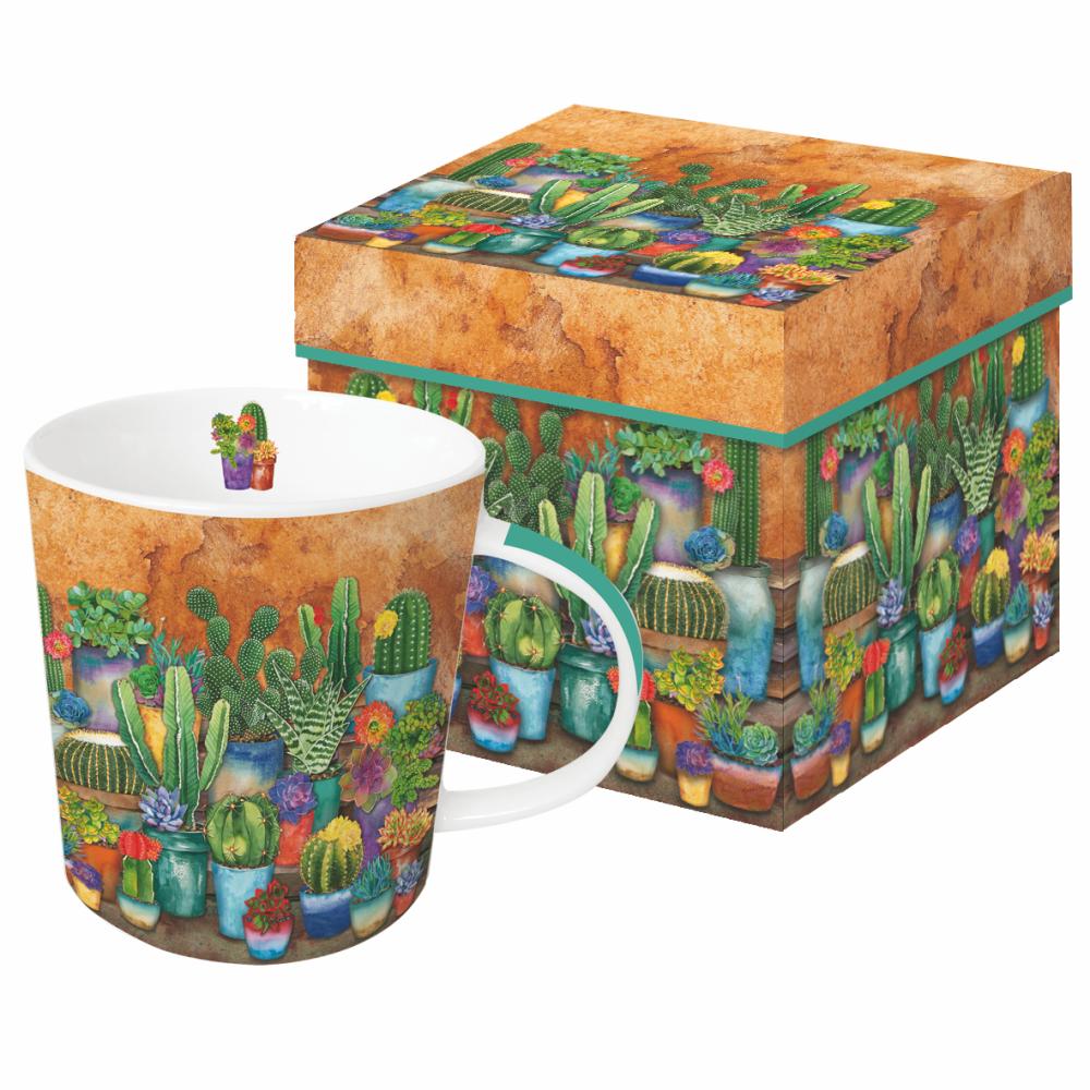 Paperproducts Design Southwest Succulents Gift Boxed Mug