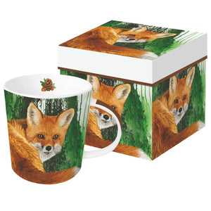 Paperproducts Design Evergreen Fox Gift Boxed Mug