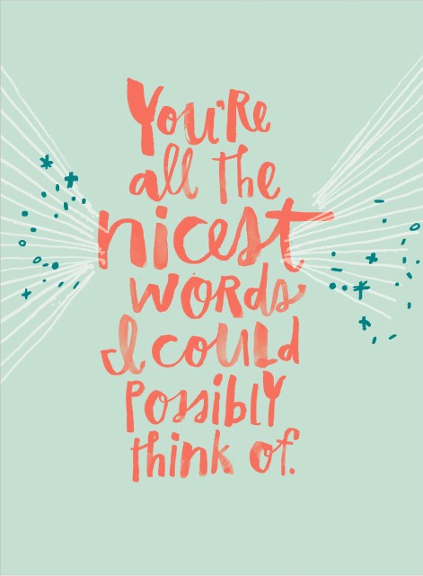 All The Words Thank You Card