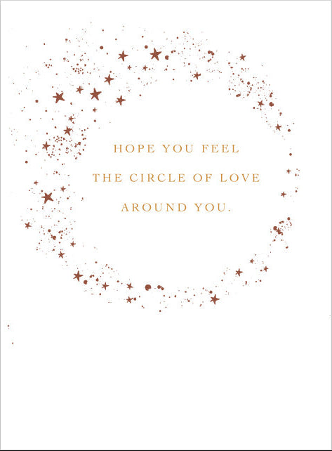 Celestial Circle Sympathy Card