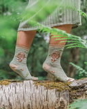 Wrendale 'Treetops' Owl Socks