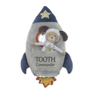 Spaceship Tooth Commander Tooth Fairy Pillow Set