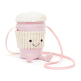 Jellycat Amuseable Coffee-To-Go Pink Bag