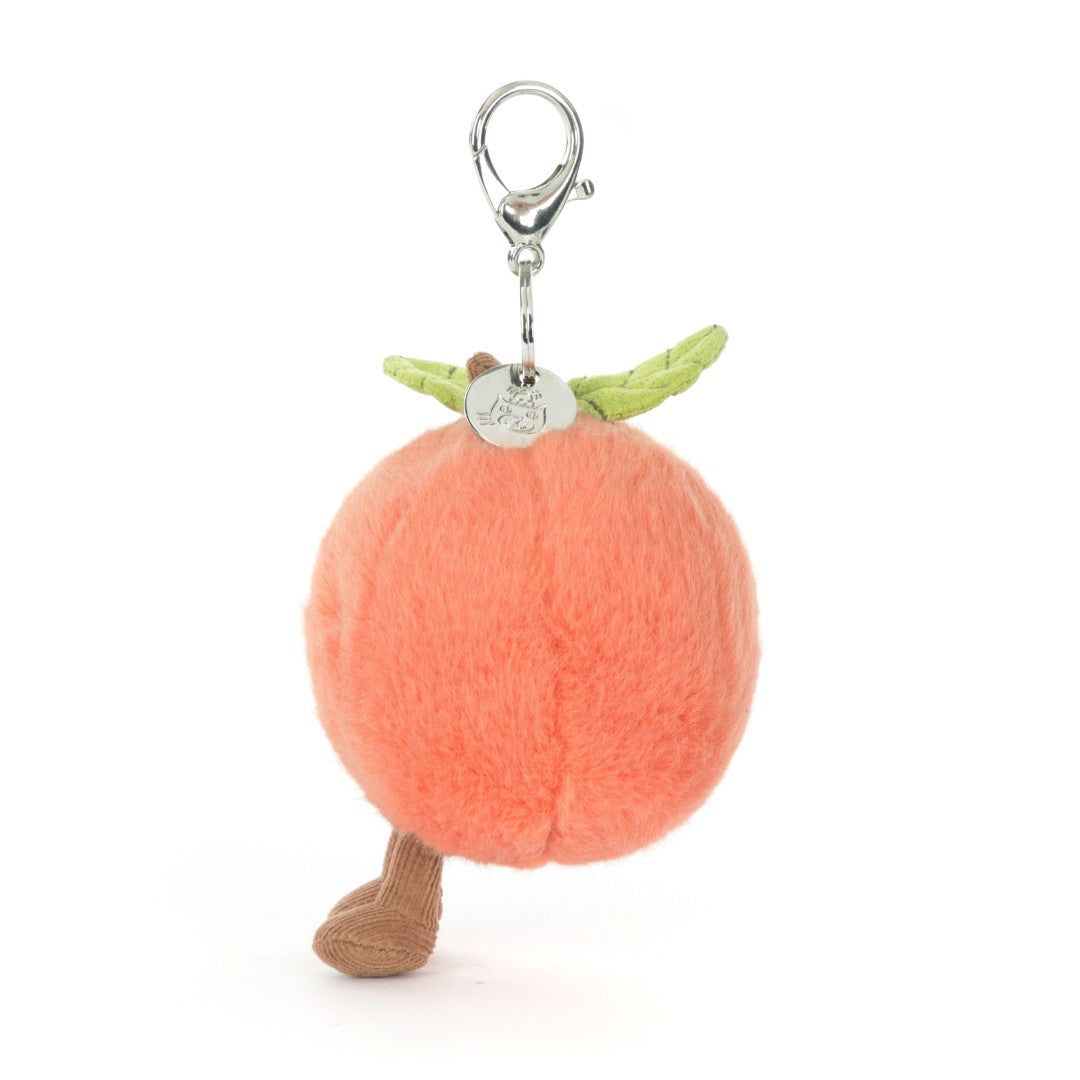 Jellycat Amuseables Peach Bag Charm – Heavenly Outhouse