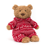 Jellycat Bartholomew Bear Winter Pajamas