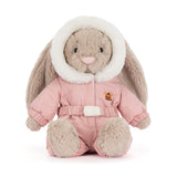 Jellycat Bashful Bunny 'Snow Suit'