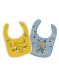 Blue Q Crabby & Lunch Chucker Baby Bibs 2 Pack