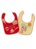 Blue Q Dumpling & Meltdown Baby Bibs 2 Pack