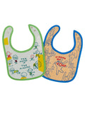 Blue Q Ten Moods & Finding My Voice Baby Bibs 2 Pack