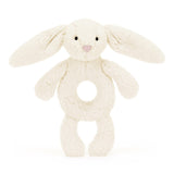 Jellycat Bashful Cream Bunny Ring Rattle