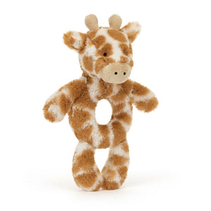 Jellycat Bashful Giraffe Ring Rattle