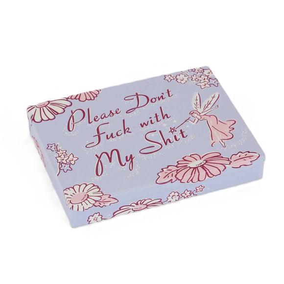Blue Q Please Don't Fuck With My Shit Pocket Box
