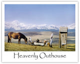 Heavenly Outhouse Poster