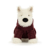 Jellycat Munro Scottie Dog 'Winter Jumper'