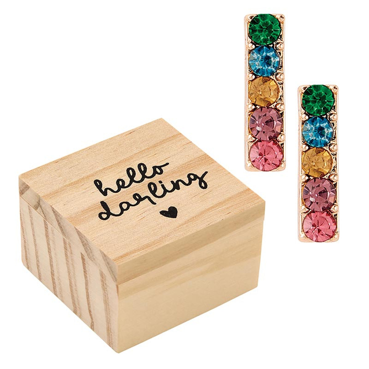 Treasure Box Earrings - Hello Darling