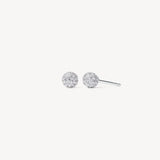 Mini Pavé Ball Stud Earrings [2 colors]