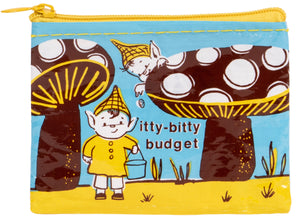 Blue Q Itty Bitty Budget Coin Purse