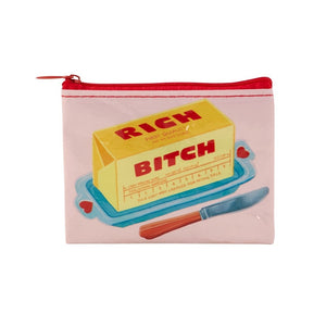 Blue Q Rich Bitch Coin Purse