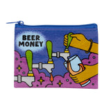 Blue Q Beer Money Coin Purse