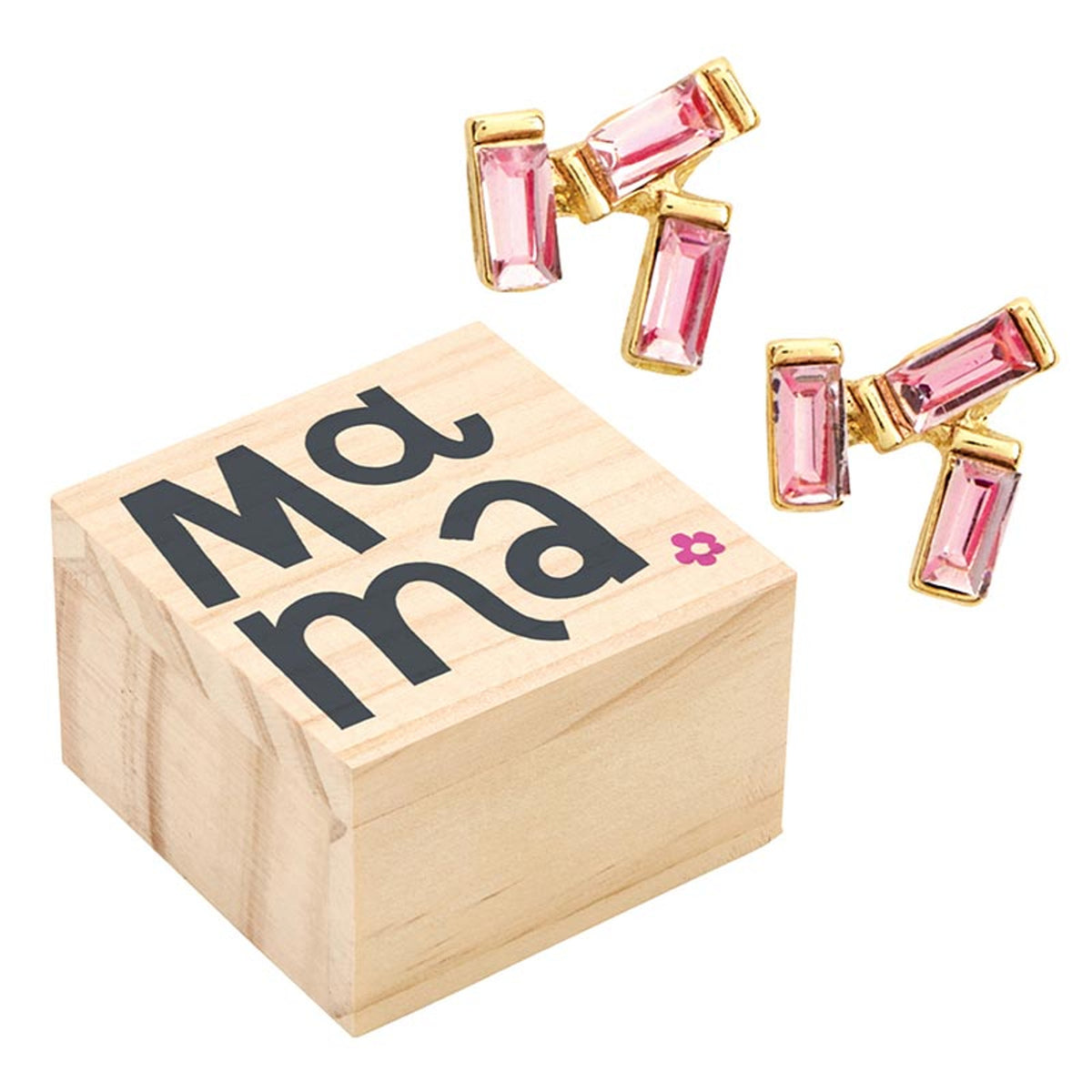Treasure Box Earrings - Blush Mama