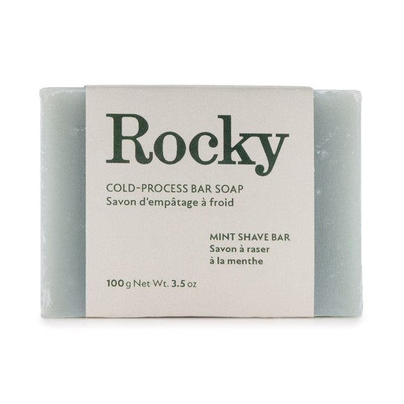 Rocky Peppermint Shave Bar Soap