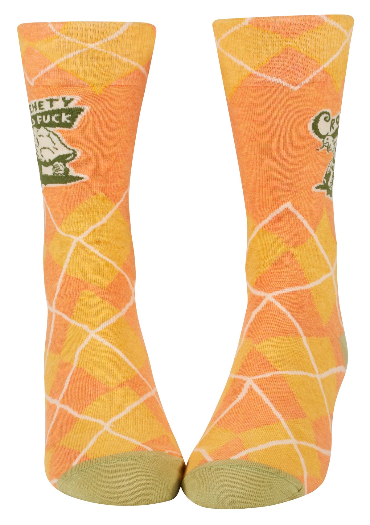 Blue Q Crotchety Old Fuck Men's Crew Socks