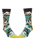 Blue Q Go Wild Men's Crew Socks