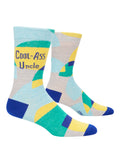 Blue Q Cool-Ass Uncle Men's Crew Socks