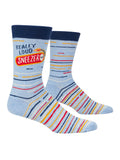 Blue Q Really Loud Sneezer Men's Crew Socks
