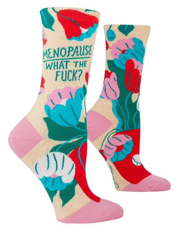 Menopause. What The Fuck? Women's Crew Socks