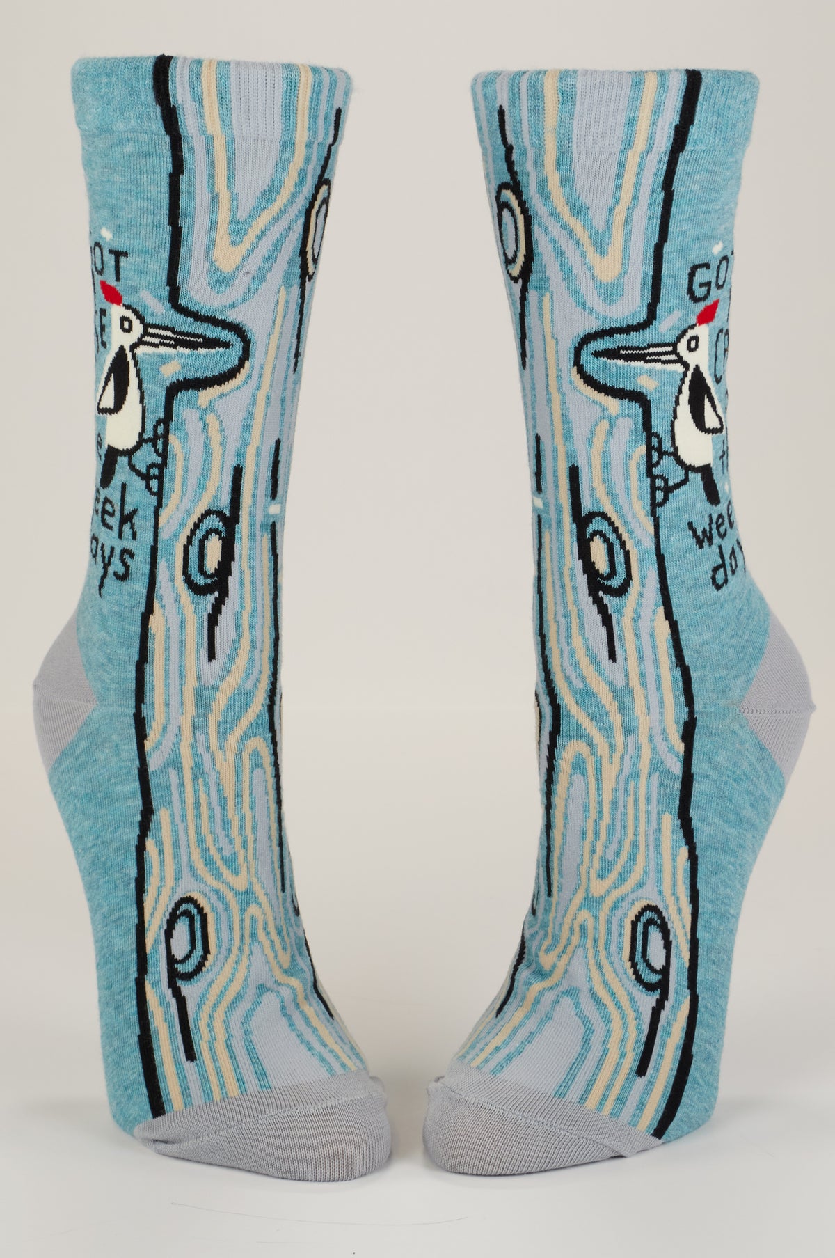 Blue Q Got A Case Of The Weekdays Women's Crew Socks