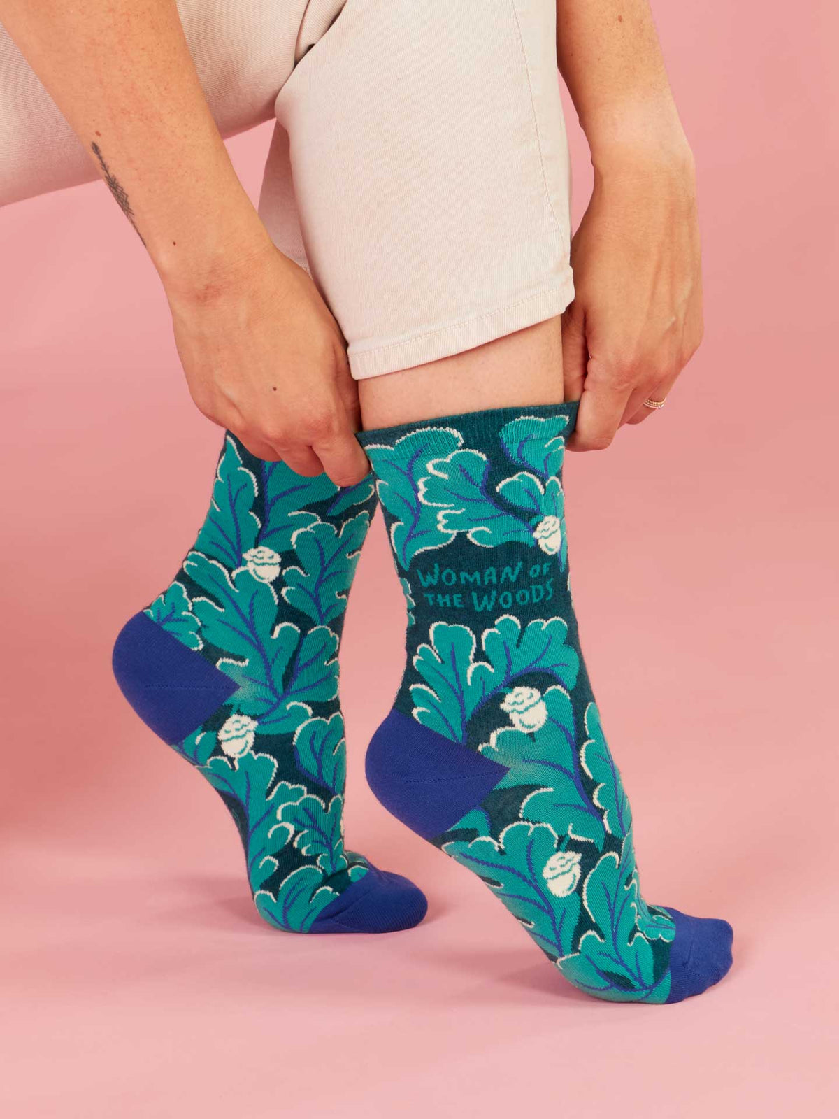 Blue Q Woman Of The Woods Crew Socks