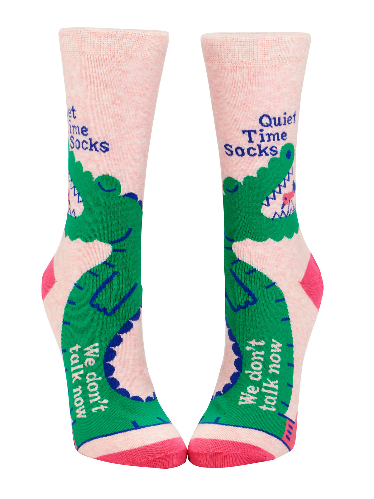 Blue Q Quiet Time Women's Crew Socks