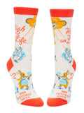 Blue Q High On Life...And Possibly Weed Women's Crew Socks
