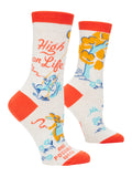 Blue Q High On Life...And Possibly Weed Women's Crew Socks