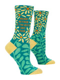 Blue Q Being Retired Is The Best Shit Ever Women's Crew Socks