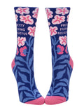 Blue Q Pretty Fucking Delightful Women's Crew Socks